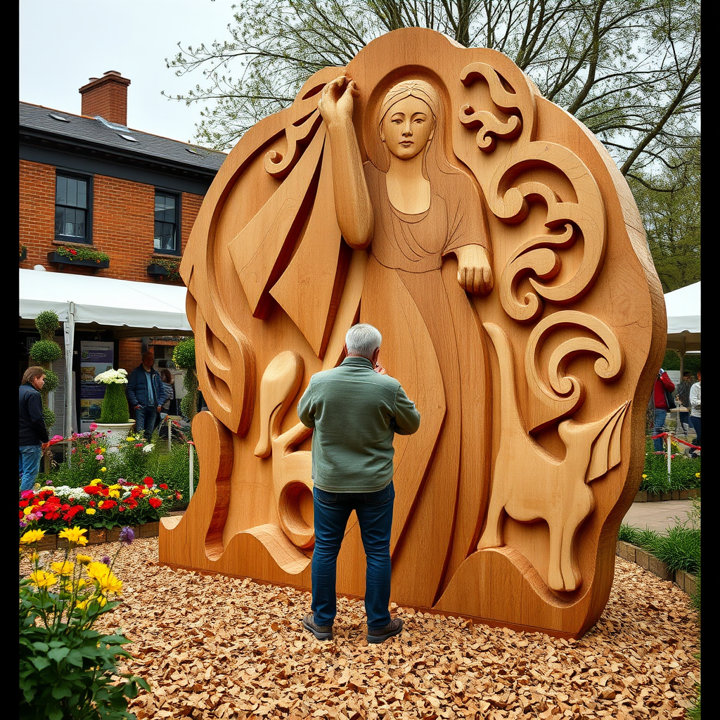 Newport artist featured at famous flower show